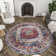 Teshawna Esmay Performance Blue/Red Medallion Rug