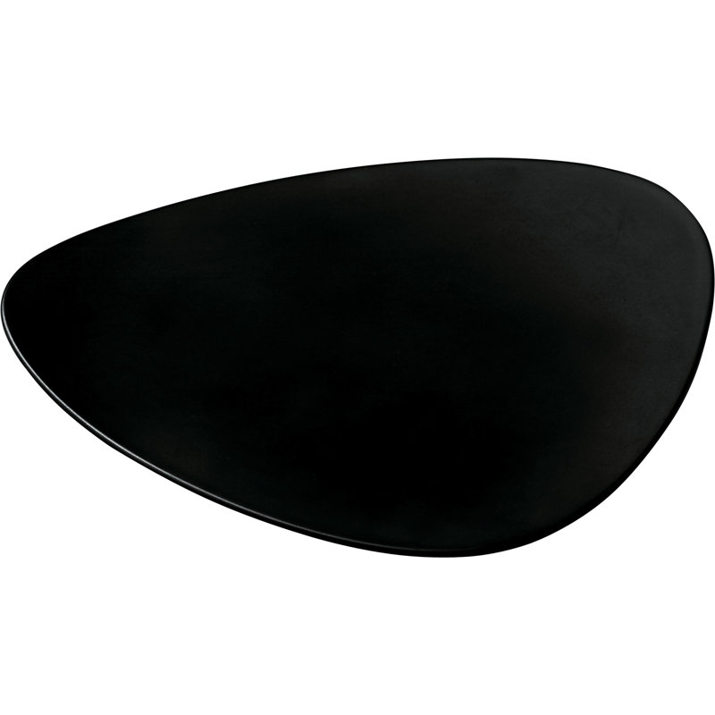 Bone China Saucer, Black