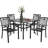 Leonard 4 - Person Patio Dining Set with Square Table