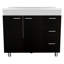 Armoire Ferretti, trois tiroirs, porte double, quatre pieds