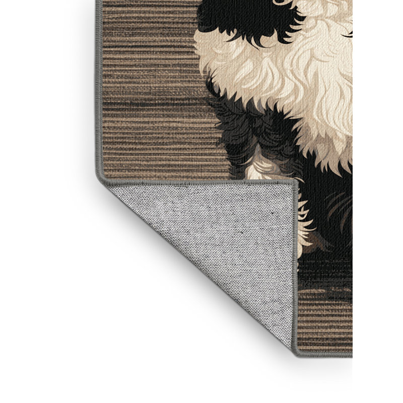  Tapis lavable pour chiens d'eau portugaise, Tapis de couloir 2 pi x 4 pi