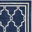 Tapis d'intérieur bleu marine / beige Arlecia-31311724