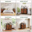 40cm W Metal Bedside Table-918141715
