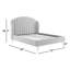 Grand lit plateforme à oreilles en velours Lana-1855027120