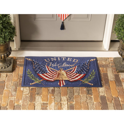 Jontaye Non-Slip Independence Day Indoor / Outdoor Doormat