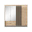 Givry 4 Door Manufactured Wood Wardrobe