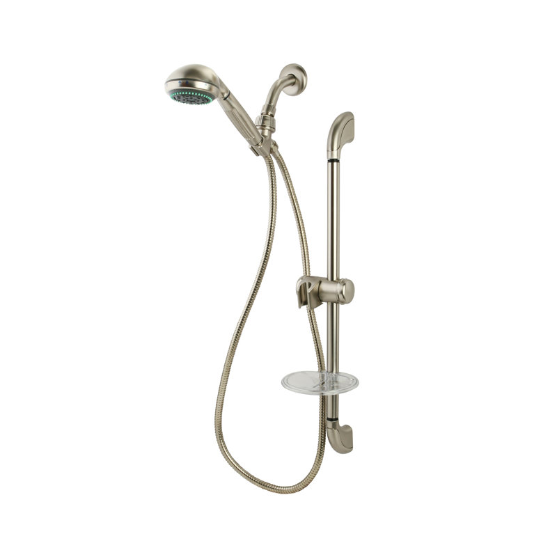 Kingston Brass Made to Match Shower System with Slide/Grab Bar and Hand Shower