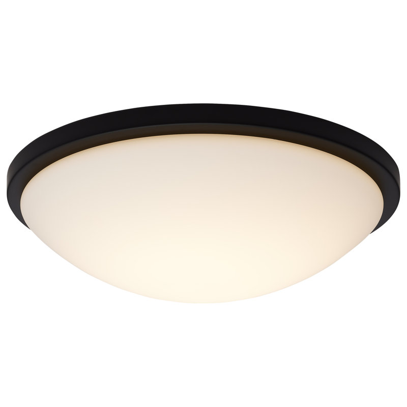 Plafonnier encastré Maleana, Noir mat