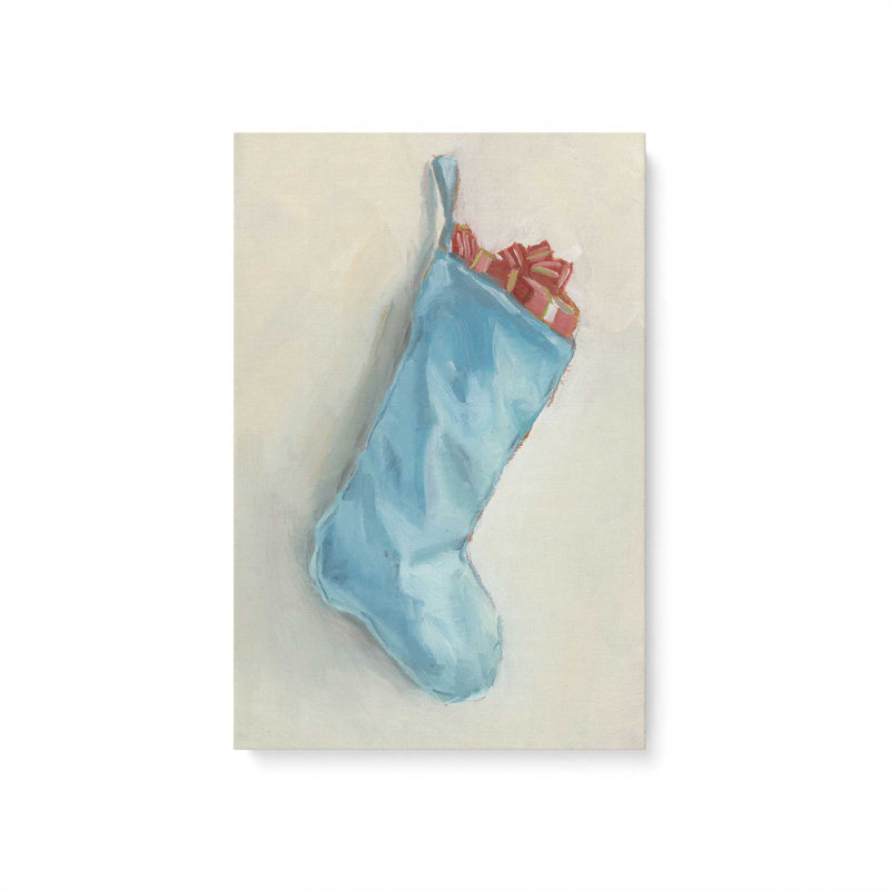 «Vibrant Stocking II» par Ethan Harper, reproduction d'art sur toile, H 32 po x l 24 po, Toile tendue, Sans objet