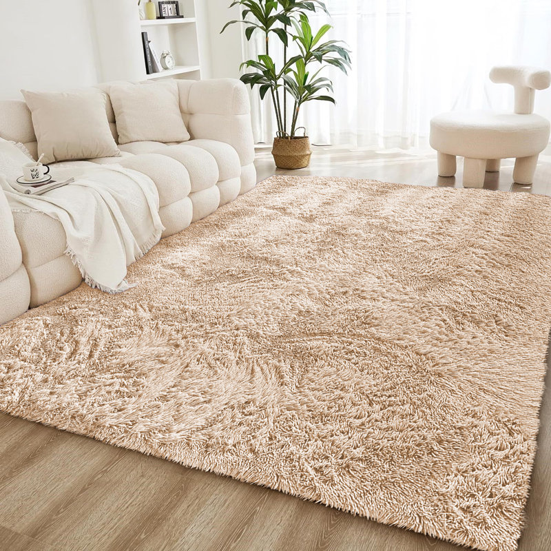 Machine Tufted Shag Area Rug, Rectangle 200 x 290cm
