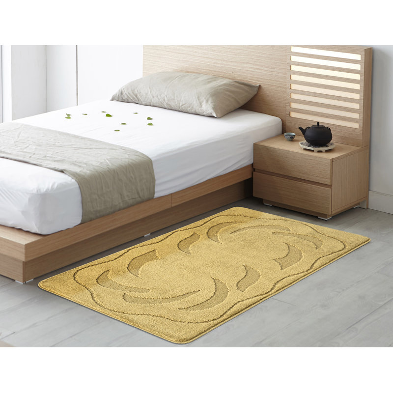 Aramus Non-Slip Indoor Doormat, 40cm x 60cm, Ochre