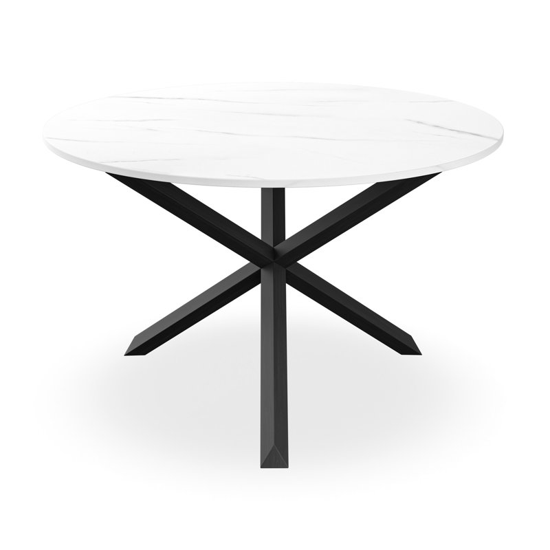Darcus 4 - Person Dining Set, Black/Black