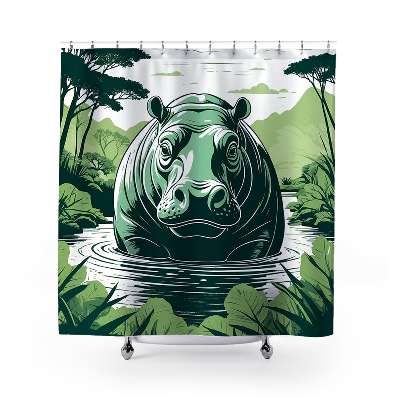 Rideau de douche Samson Hippo