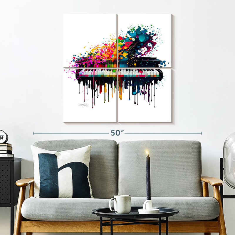 Abarca Virtuoso Visual Piano Concerto, 32" H x 32" W