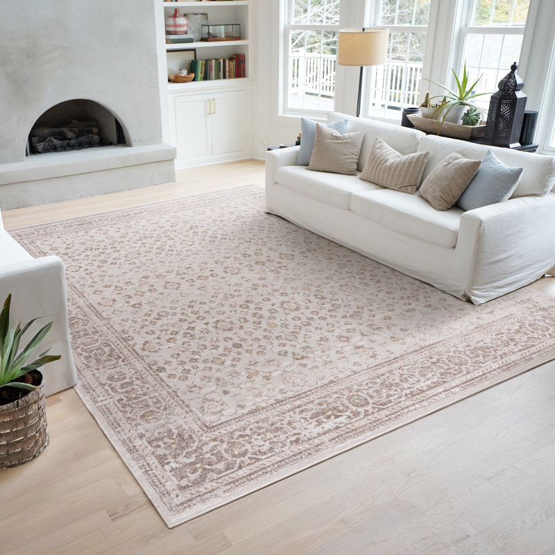 Saxton Power Loom Oriental Area Rug, Rectangle 2' x 3'