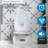 One Toilet, 1.1/1.6 Dual Flush, Glossy White Ceramic, Comfort Soft Close Seat, Bathroom Flush White, Elongated Bowl, Close,