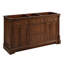 Claudia 60" Mahogany Double Basin Vanity Set with Cabinet, Vanity Top-272732363-273085879-273085877