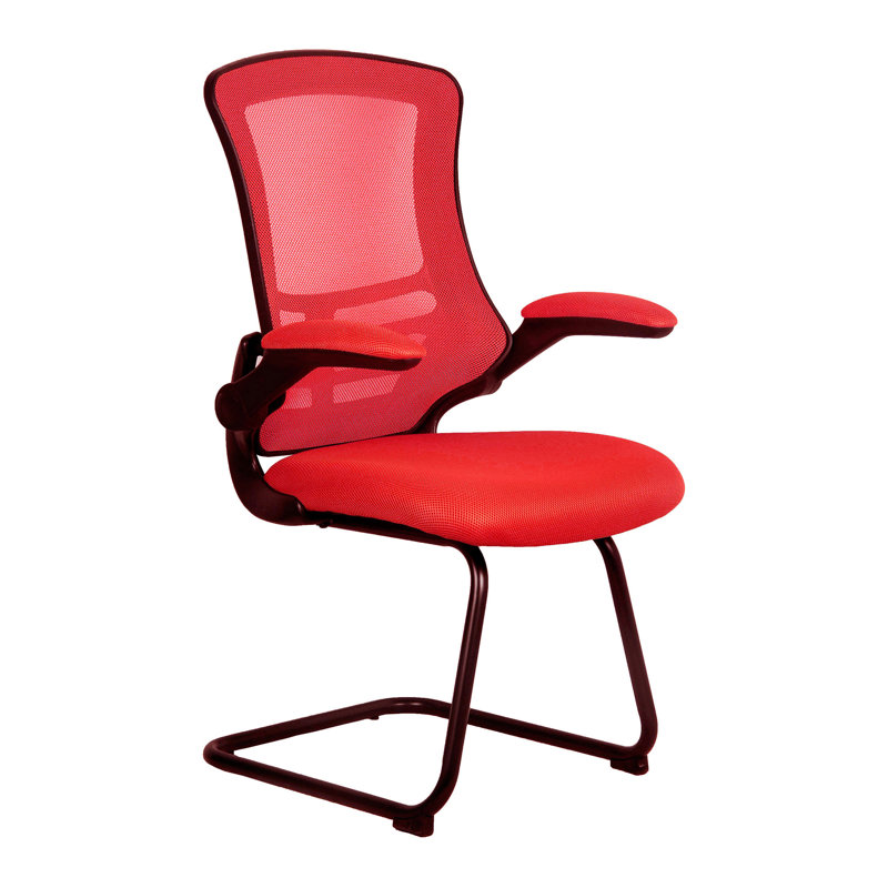 Balmers Waiting Room Chair, Black, Red