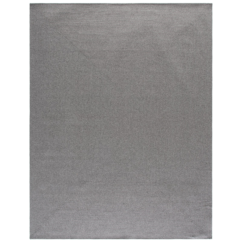 Tapis de couleur unie tressé à la main lavable à la machine, Rectangle 8 pi 0 po x 10 pi 0 po
