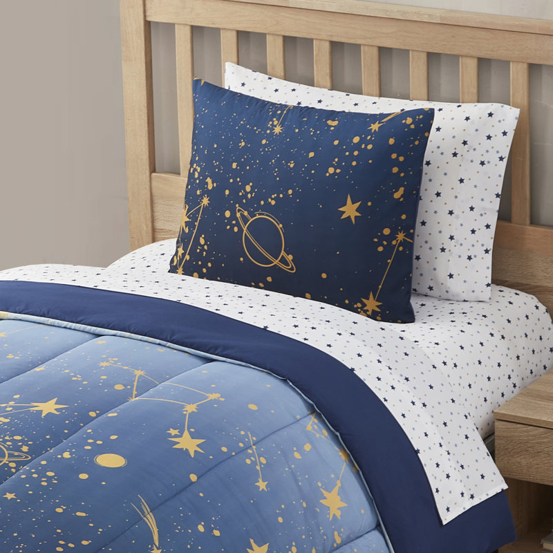 Ensemble d'édredon et de draps Kids Galaxy, Lit simple