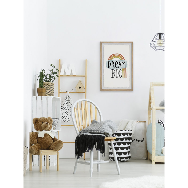 Corbyn Dream Big Rainbow - Single Picture Frame Painting, 91cm H x 61cm W