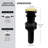 4 Inch 2-handle Bathroom Sink Faucet with Drain Assembly-118659765