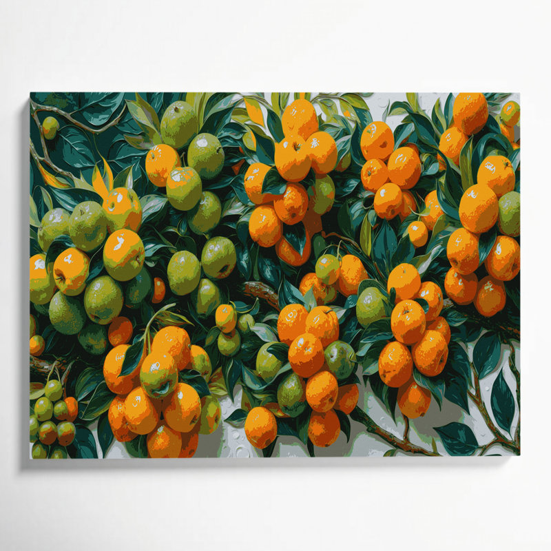 «Fruit Imbe», art mural sur toile, H 11 po x l 14 po