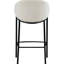 2 tabourets de bar beige et noir brillant, chaises de salle à manger modernes avec coussins confortables, 2 tabourets magnifiques, détails, sièges rembourrés en mousse Classy-1686532729