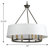 Elex 6 - Light Dimmable Drum Chandelier-613379889