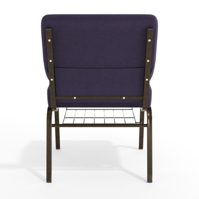 Mikolaj 21.25''W Church Chair with Book Rack