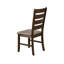 Chaises d'appoint Channel Island Emery, noyer