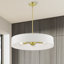Luminaire suspendu tambour 5 lumières
