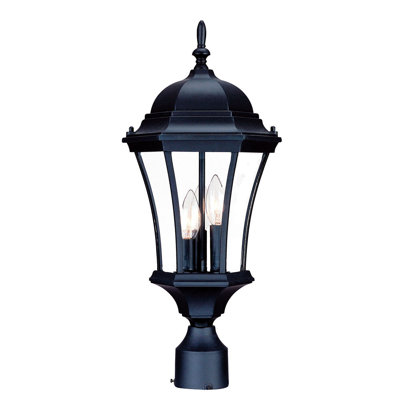 Tête de lanterne câblée 1 lumière H 21 po Francesca Lane
