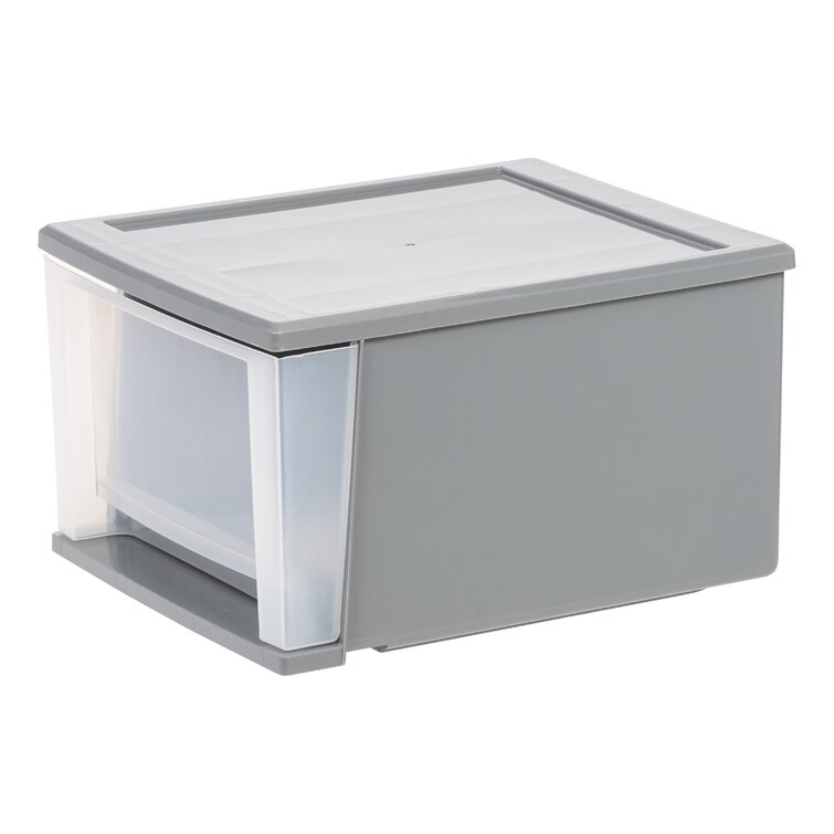 Wayfair Basics Snap Top Plastic Storage Box Wayfair Basics Capacity: 28 qts., Pack Size: 6