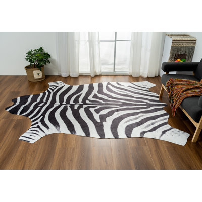 Robb Cowhide Animal Print Indoor Rug