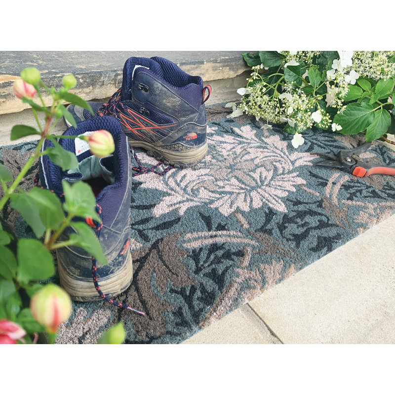Floral Indoor / Outdoor Doormat, 45cm W x 75cm L