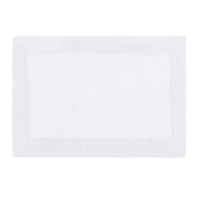 Bruss Luxury Solid Color Bath Rug Reversible