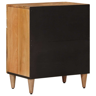 50cm W Solid Wood Bedside Table