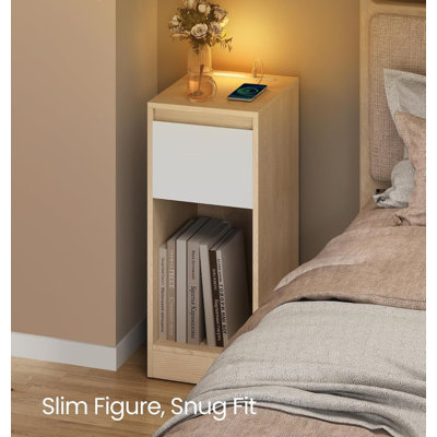 25cm W Particle Board Bedside Table