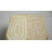 18x18x21" Hexagonal Capes Capiz Stool, Cream/Yellow