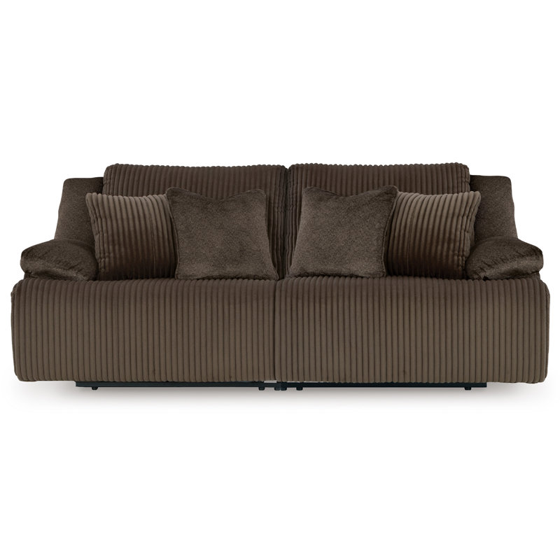 Matherly 2-Piece Sectional Loveseat, Brown