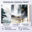 «Gray Gold Chamberlin III - Gray Dramatic Large», reproduction d'art sur toile encadrée nature-813617662-813617649