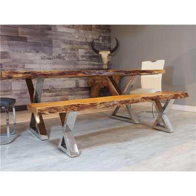 Banc en bois Bryner