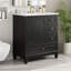 Meuble-lavabo 30 po avec lavabo, une porte avec tablette et trois tiroirs, porte à fermeture en douceur-436944368