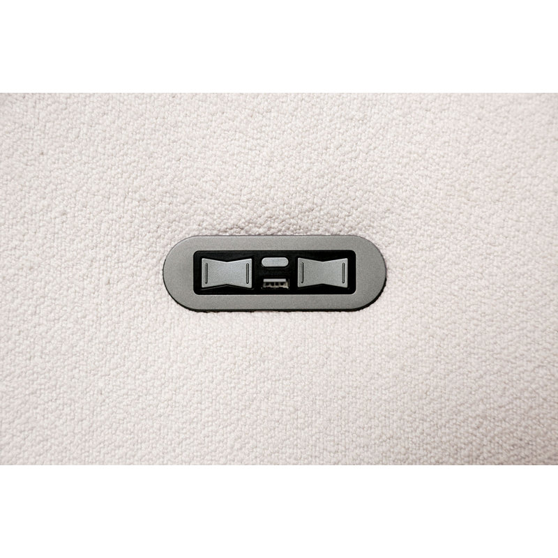 Canapé électrique contemporain de 112,4 po de largeur