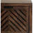 Modern Floating Shelf Side Table With Storage Cubby, Natural Wood, Decorative Slatted Wood Floating Nightstand With Pull Down Door For Use As Bathroom Storage