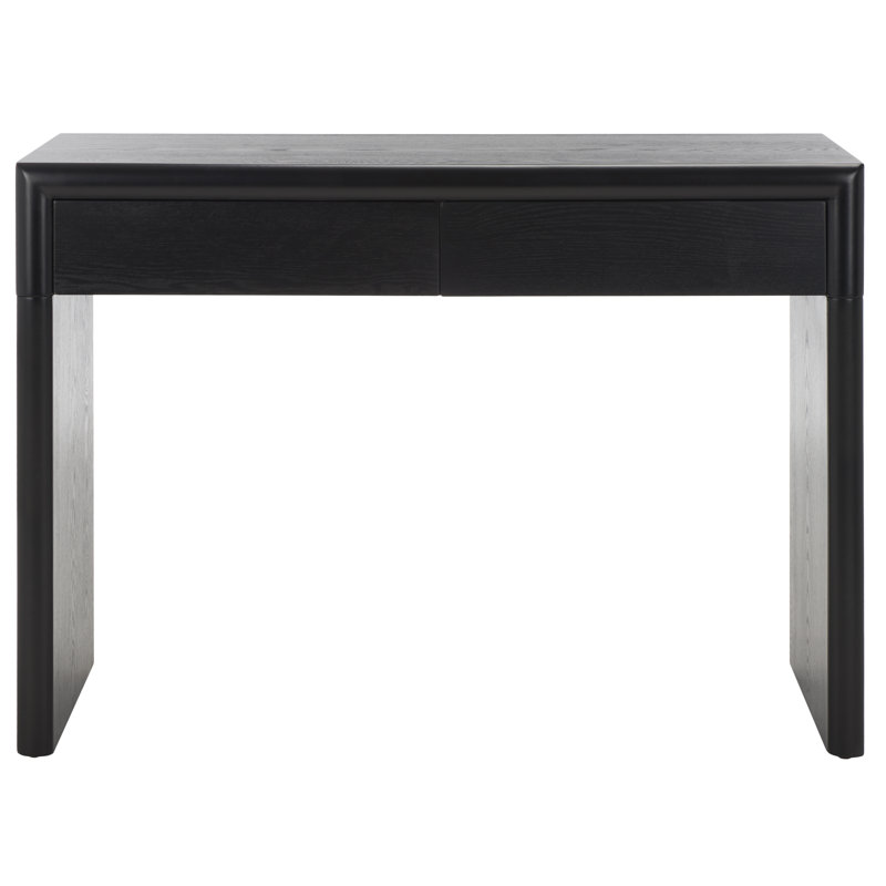 Console avec rangement Valorie, Noir, noir, noir, noir