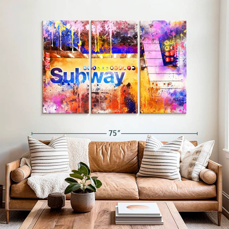 Nicci Subway I, 42" H x 65" W