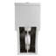 Toilette confortable avec siège 17 po, lavabo à double chasse 1,1 / 1,6, lavabo sans rebord, blanc brillant brillant 006 pour salle de bain en céramique hygiénique silencieuse