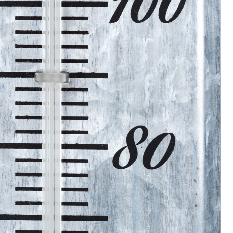 Thermomètre d'extérieur en métal 19,50 "